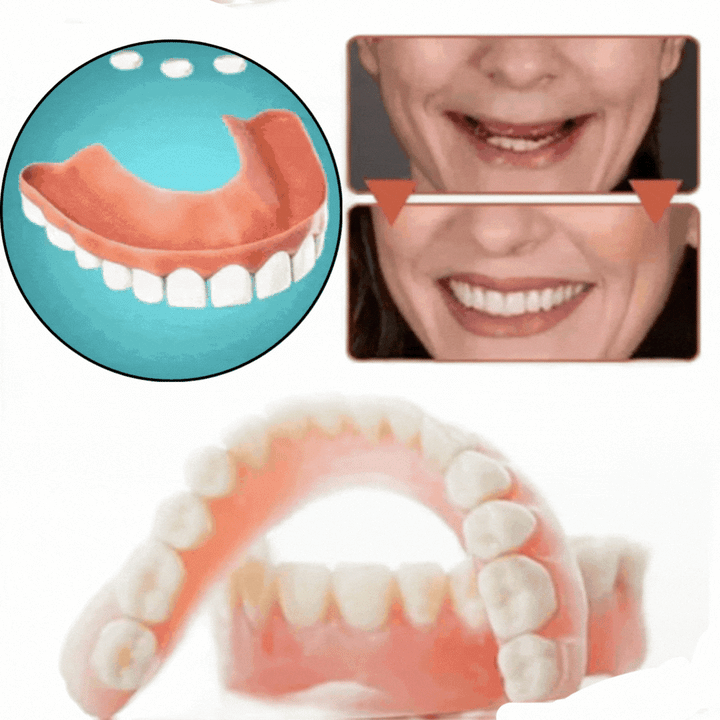 Prosthesis fitting kit with biocompatible silicone | Better fit &amp; more hold | For full &amp; partial prostheses, upper &amp; lower jaw