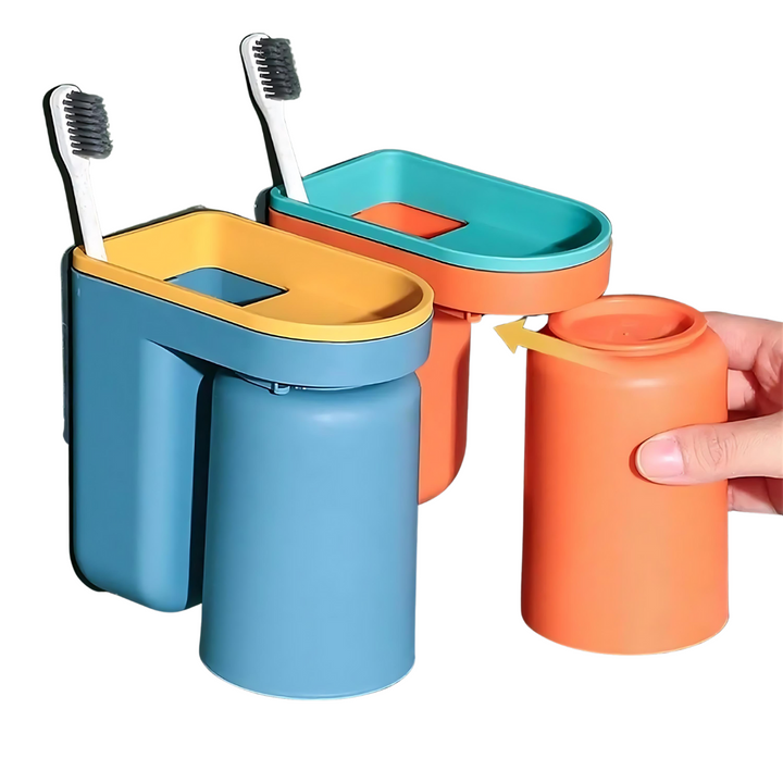 Self-adhesive Toothbrush Holder | ABS plastic | With drip system | No drilling required