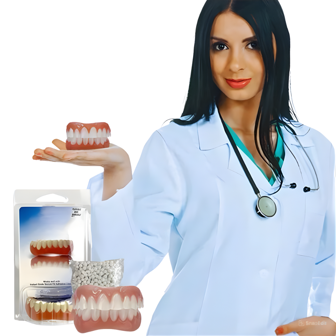 Prosthesis fitting kit with biocompatible silicone | Better fit &amp; more hold | For full &amp; partial prostheses, upper &amp; lower jaw
