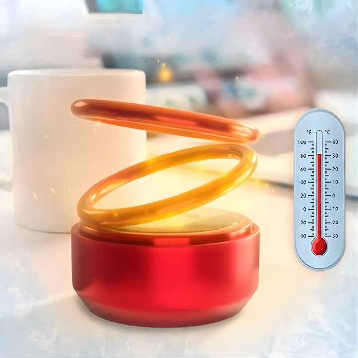 SolarHeatDrive™ | Chauffage solaire pour voiture avec technologie NASA | Appareil de chauffage cinétique | Dégivrage &amp; dégel | Pour voiture, garage &amp; maison