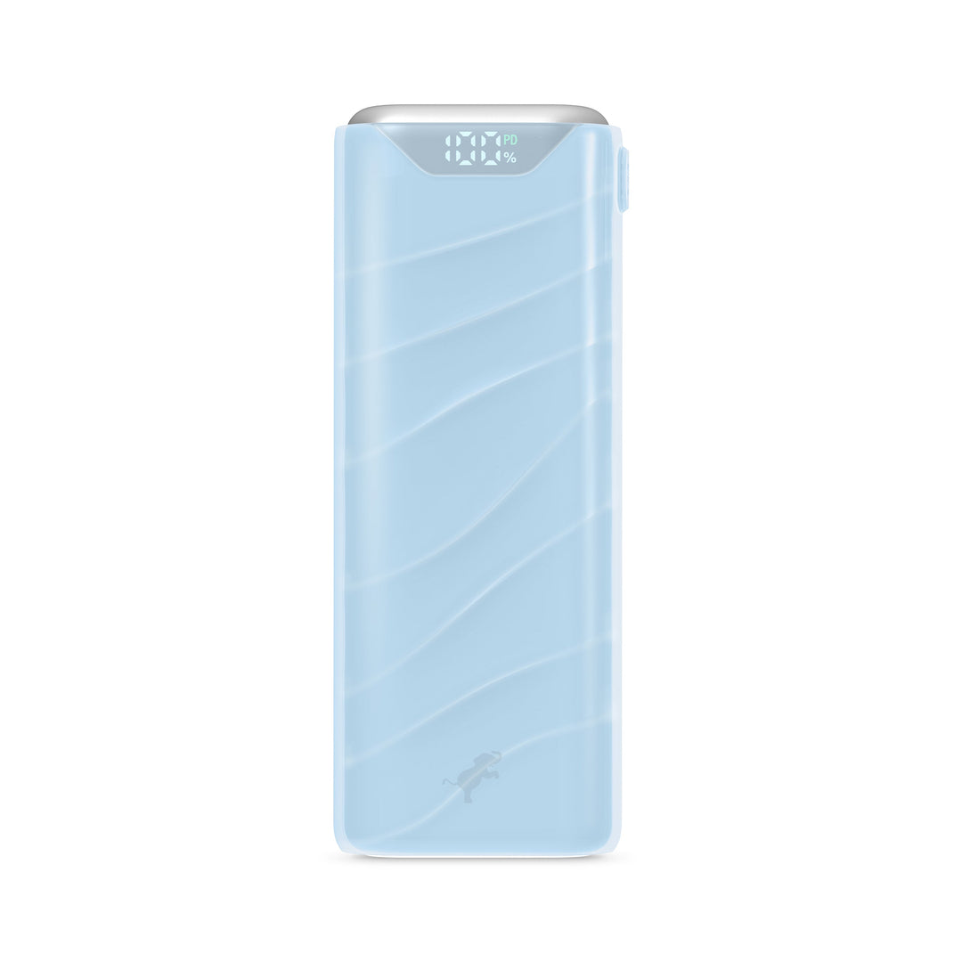 Powerbank 10.000 mAh | Kompakte USB-C-Powerbank mit integriertem, einziehbarem Ladekabel