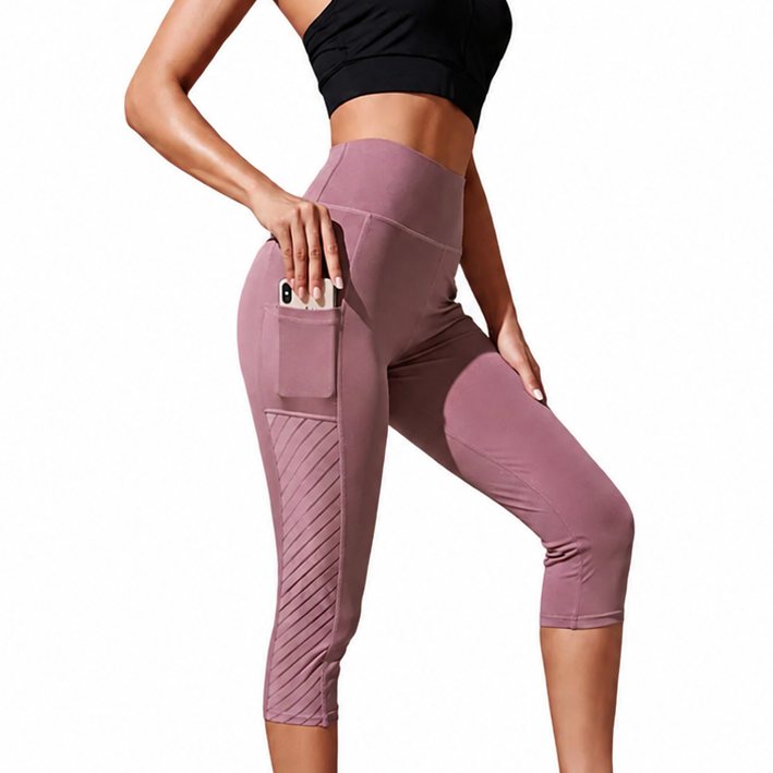 Damen Sportleggings | Nahtlose, atmungsaktive und schnelltrocknende Trainingshose für Fitness, Yoga und Laufen
