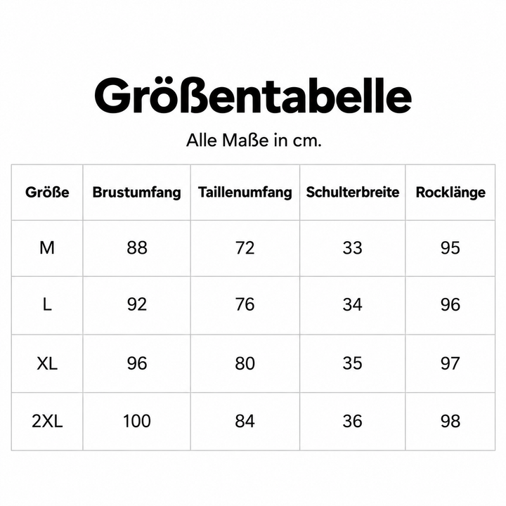 Damen Dirndl | 2-teiliges Midi Trachtenkleid mit Herz-Ausschnitt, Schnürung und Schürze