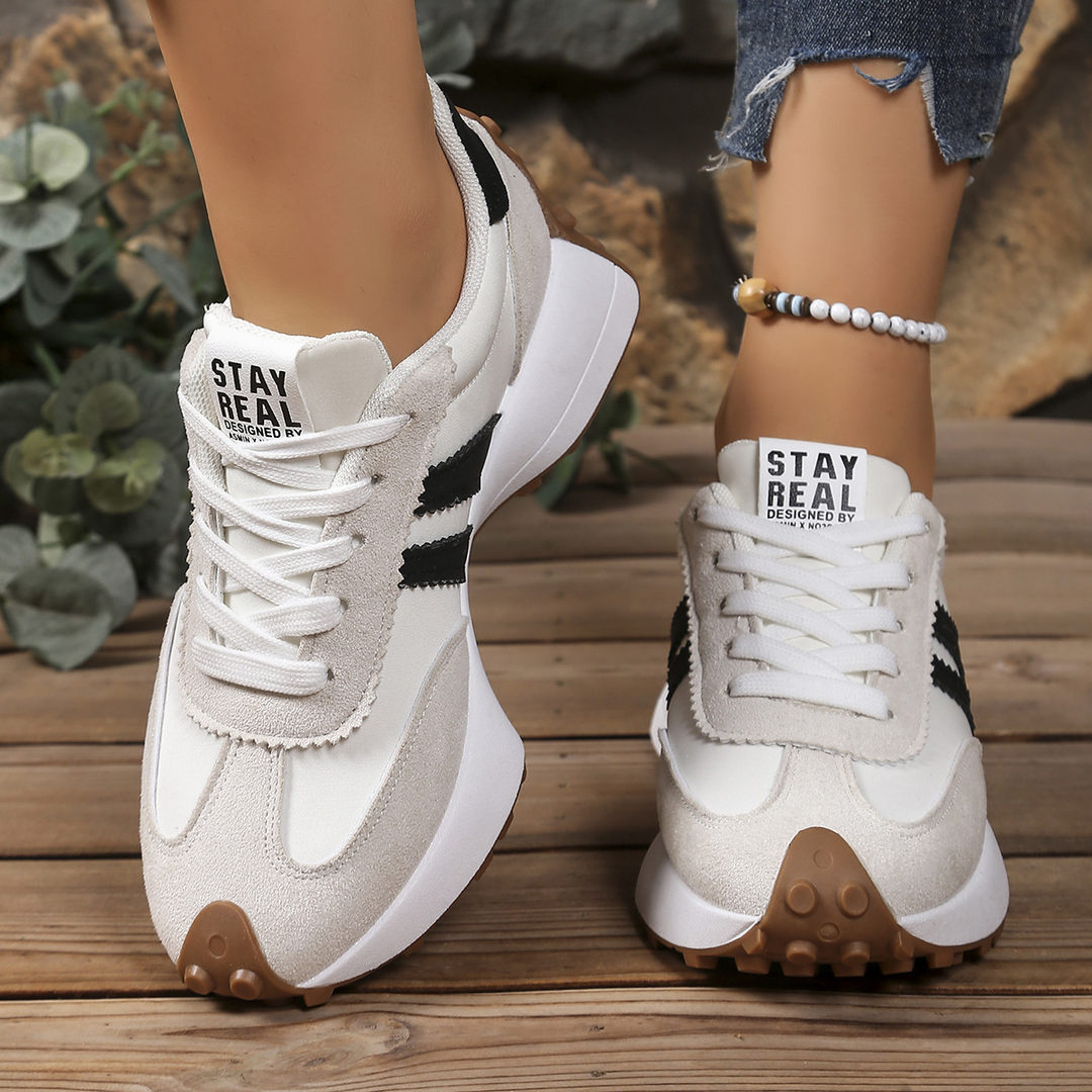 Sneakers unisex in stile retrò | Scarpe comode per tutti i giorni con suola antiscivolo | Facili da abbinare | Taglie (a scelta)