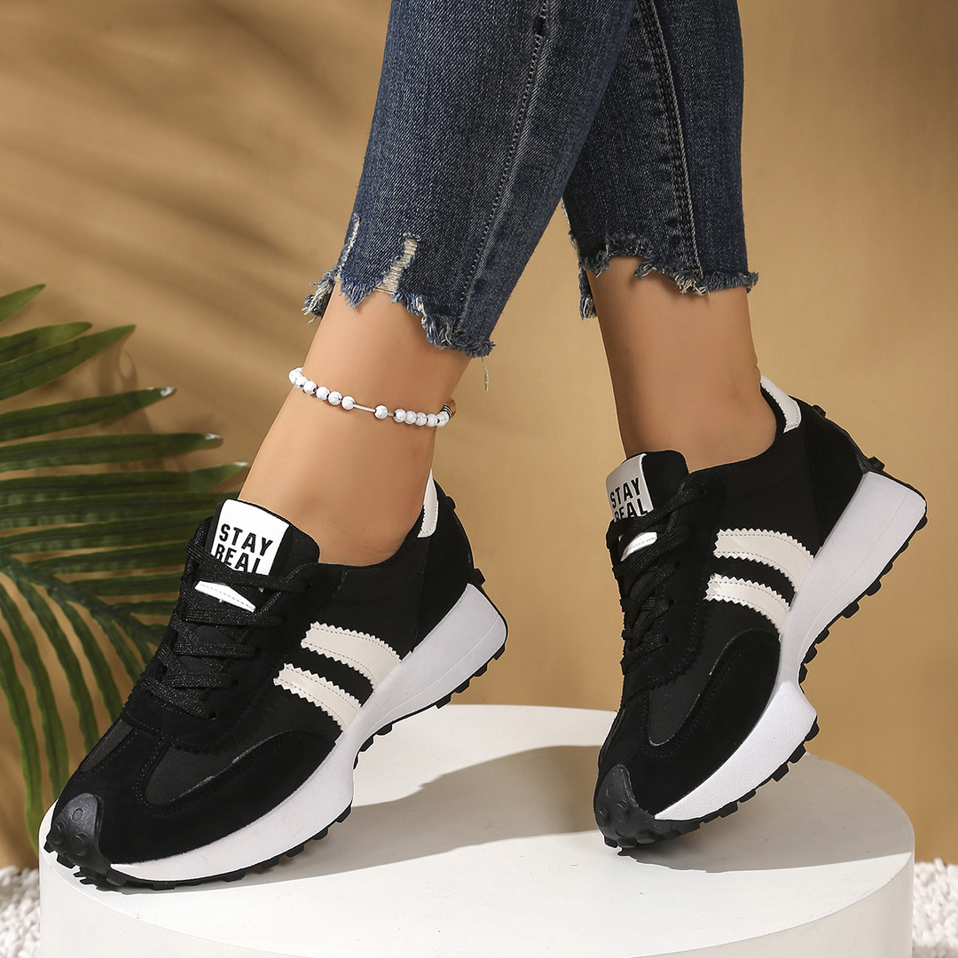 Sneakers unisex in stile retrò | Scarpe comode per tutti i giorni con suola antiscivolo | Facili da abbinare | Taglie (a scelta)