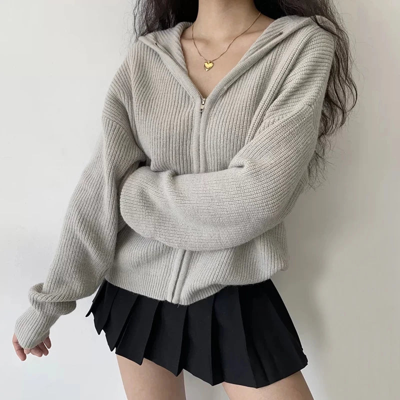 Damen Strickpullover aus weichem Strick | Kuscheliger Winterpullover mit zeitlosem Design für Büro, Alltag und Freizeit