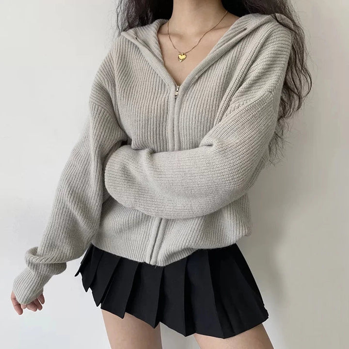 Damen Strickpullover aus weichem Strick | Kuscheliger Winterpullover mit zeitlosem Design für Büro, Alltag und Freizeit