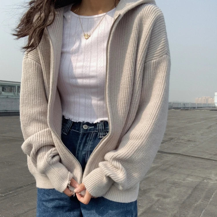 Damen Strickpullover aus weichem Strick | Kuscheliger Winterpullover mit zeitlosem Design für Büro, Alltag und Freizeit