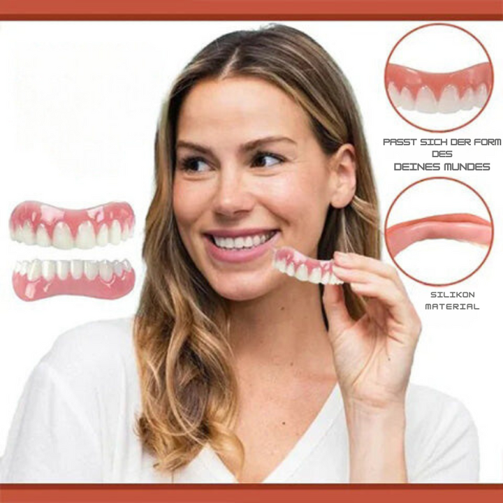 Prosthesis fitting kit with biocompatible silicone | Better fit &amp; more hold | For full &amp; partial prostheses, upper &amp; lower jaw