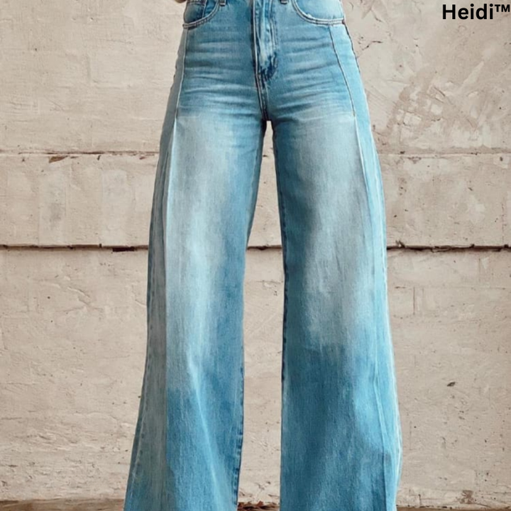 Weite Damenhose mit hohem Bund | Mühelose Eleganz &amp; Komfort | Eleganter Retro-Stil
