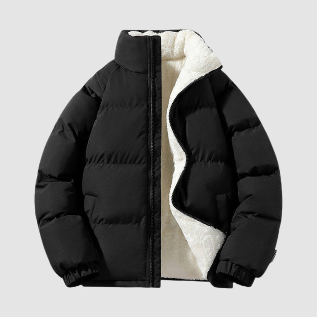 Damen Winterjacke mit Kapuze und Fleecefutter | Taillierte Pufferjacke mit leichter Steppung und Reißverschluss für kalte Tage