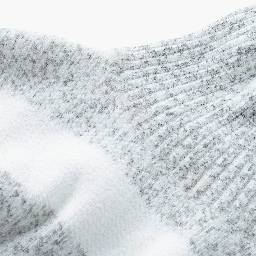 Damen Rollkragenpullover | Gestreifter Strickpullover mit langen Ärmeln, gerippten Bündchen und hüftlangem Schnitt für den Alltag