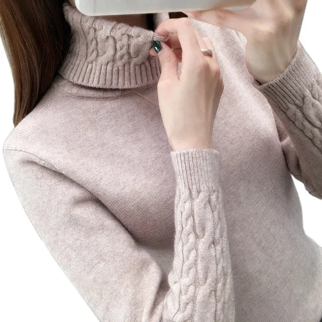 Caroline | Damen-Rollkragenpullover