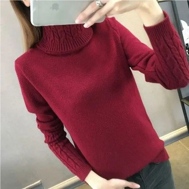 Caroline | Damen-Rollkragenpullover