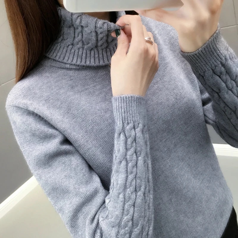 Caroline | Damen-Rollkragenpullover