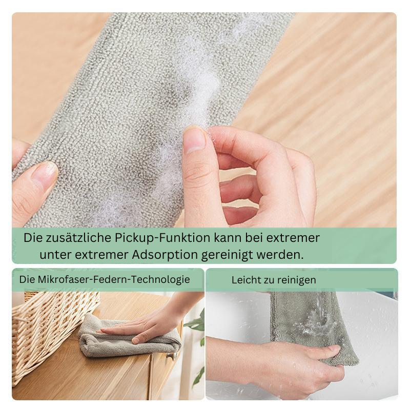 Teleskop Staubwedel mit Mikrofaser | Flexibler Staubfänger für schwer erreichbare Stellen | Verlängerbar &amp; wiederverwendbar | 1+2 Gratis Set
