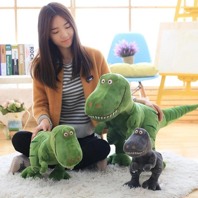Dinosaurier Kuscheltier | Weicher T-Rex Plüschdino zum Kuscheln, Spielen und als Schlafbegleiter für Kinder
