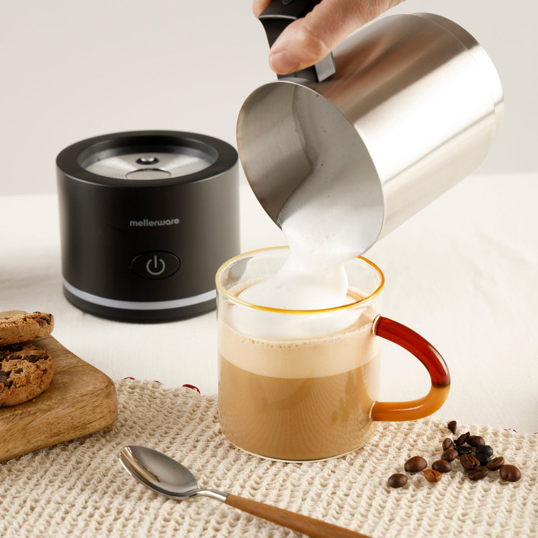 Milchaufschäumer | Für cremigen Milchschaum, Cappuccino, Frappé und kreative Kaffeegetränke zu Hause