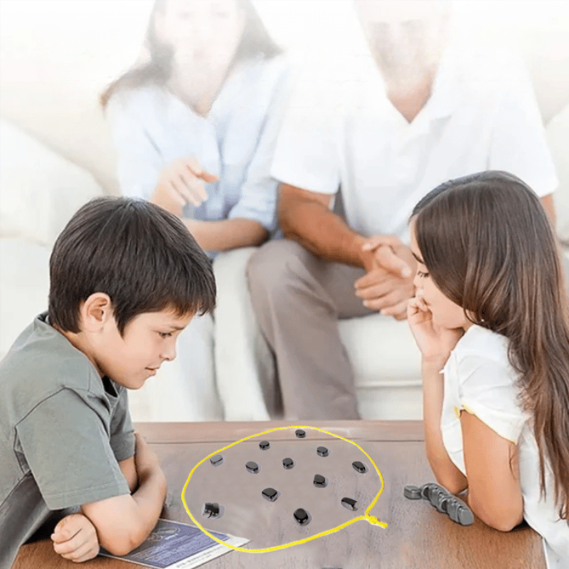 Magnetic travel chess – foldable chess set for on the go | Non-slip pieces | For kids &amp; adults