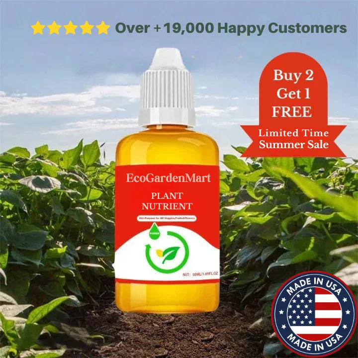 Natürlicher Pflanzen-Wachstumsbooster | Enzyme &amp; Pflanzenextrakte für Wurzeln &amp; Blattgrün | für Zimmerpflanzen, Gemüse &amp; Blumen