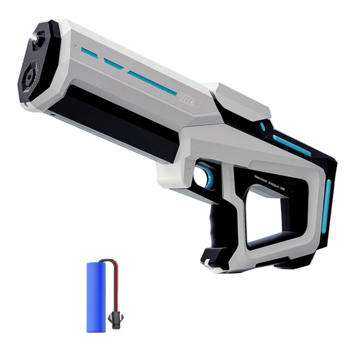 Electric Water Gun 1 L Tank | Automatic Spraying Without Pumping | 8–10 m Range | Battery, 43 cm, ABS