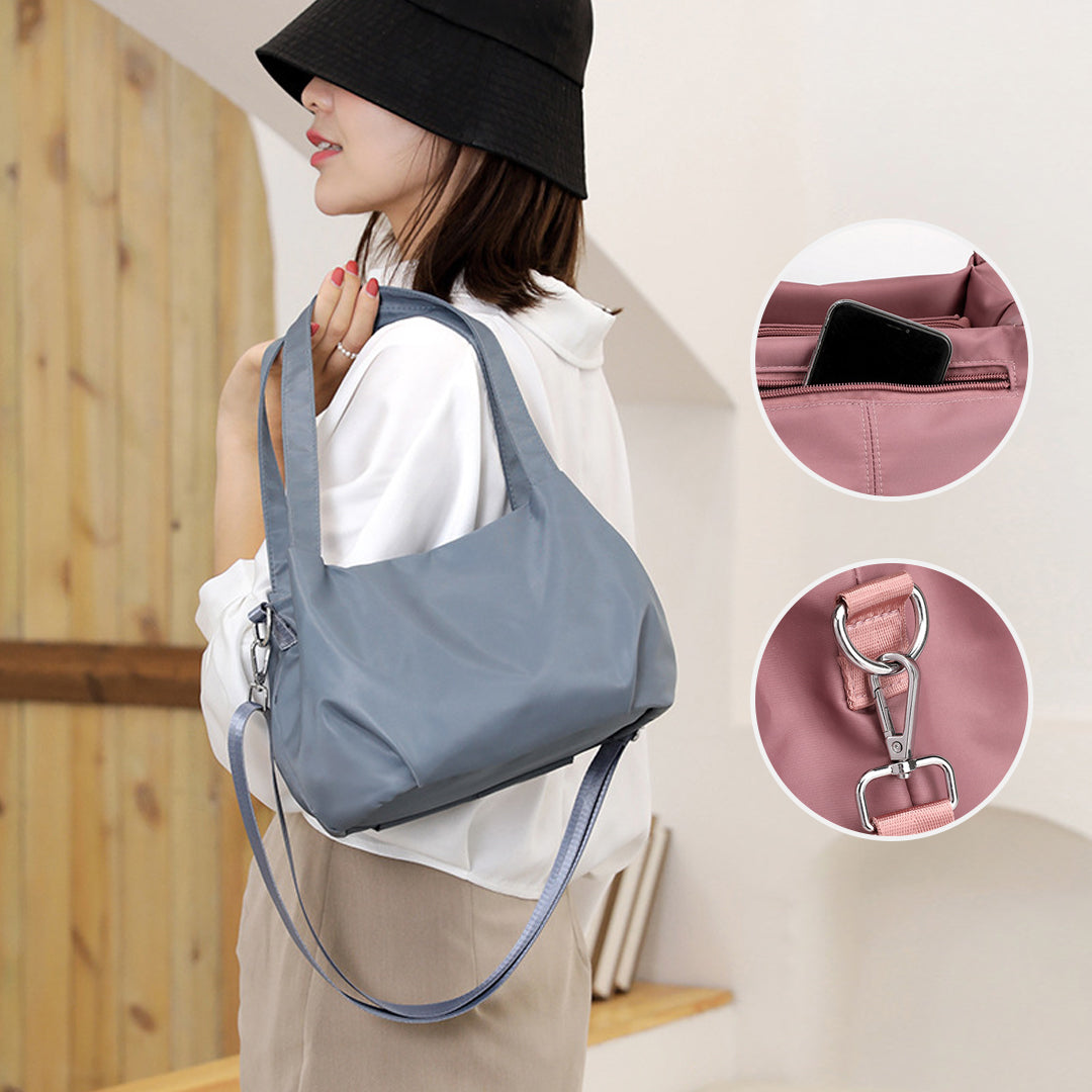 Damen Umhängetasche | Wasserdichte Nylontasche mit verstellbarem Schultergurt
