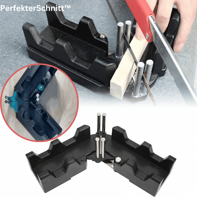 Precision cutting tool for straight cuts &amp; angles | Measure, fix, cut | For baseboards, grooves &amp; DIY, 31 cm