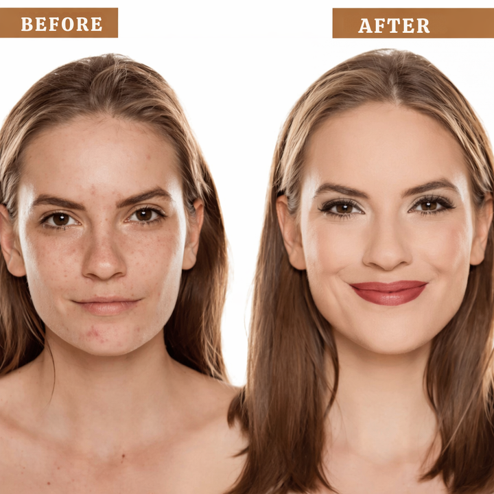 Foundation Stick | Farb­anpassendes Make-up mit Feuchtigkeitspflege und integriertem Pinsel