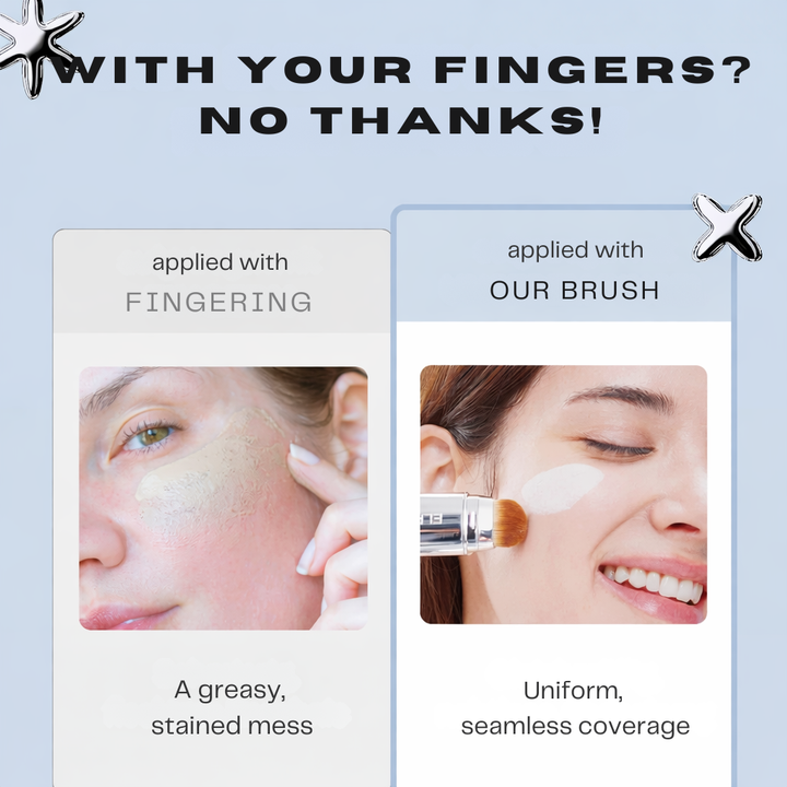 Foundation Stick | Farb­anpassendes Make-up mit Feuchtigkeitspflege und integriertem Pinsel
