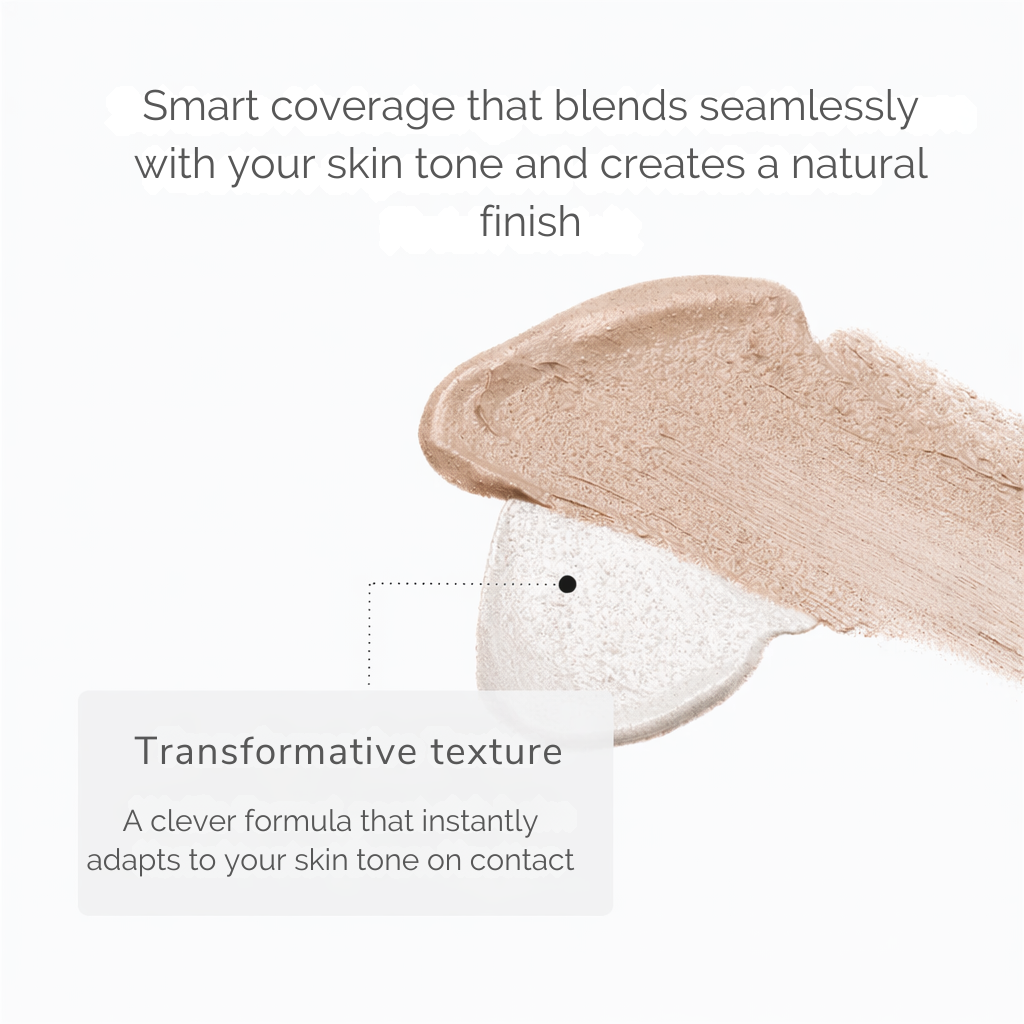 Foundation Stick | Farb­anpassendes Make-up mit Feuchtigkeitspflege und integriertem Pinsel