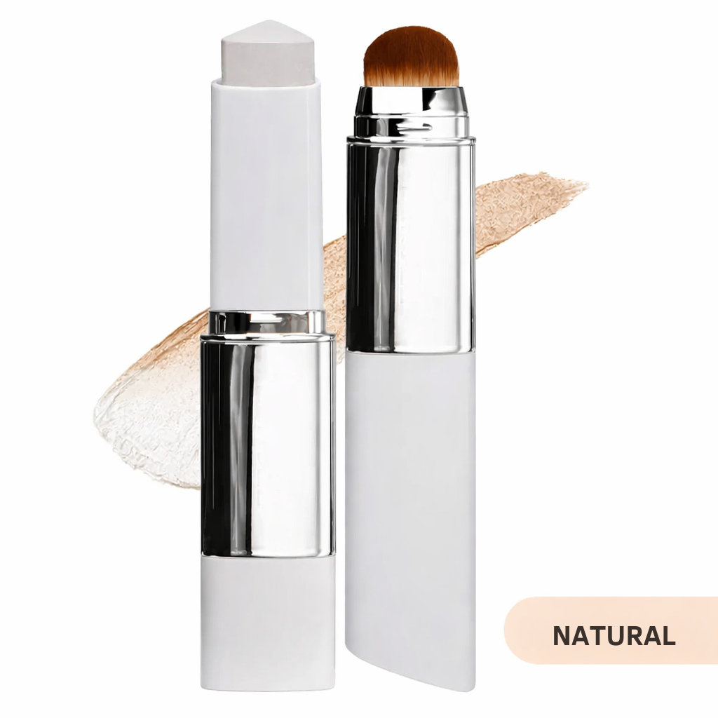Foundation Stick | Farb­anpassendes Make-up mit Feuchtigkeitspflege und integriertem Pinsel