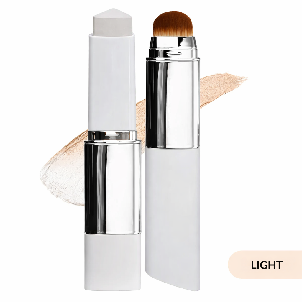 Foundation Stick | Farb­anpassendes Make-up mit Feuchtigkeitspflege und integriertem Pinsel