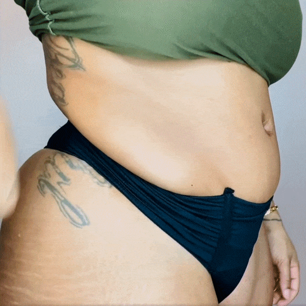 String gainant taille haute pour femme | Invisible et sans coutures sous les vêtements | Lisse doucement ventre &amp; hanches | Respirant