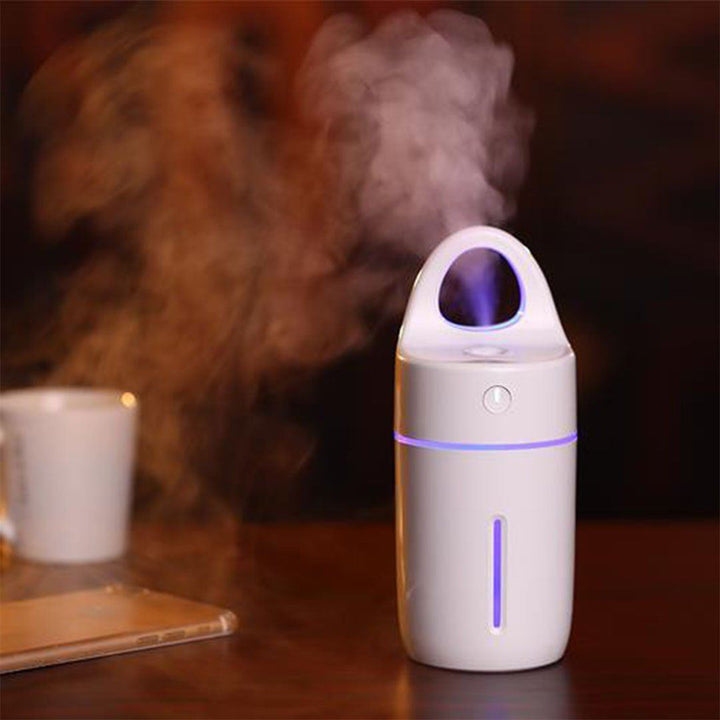 USB-Luftbefeuchter | Kompakter Aroma-Diffusor mit 175-ml-Tank, LED-Nachtlicht und Abschaltautomatik