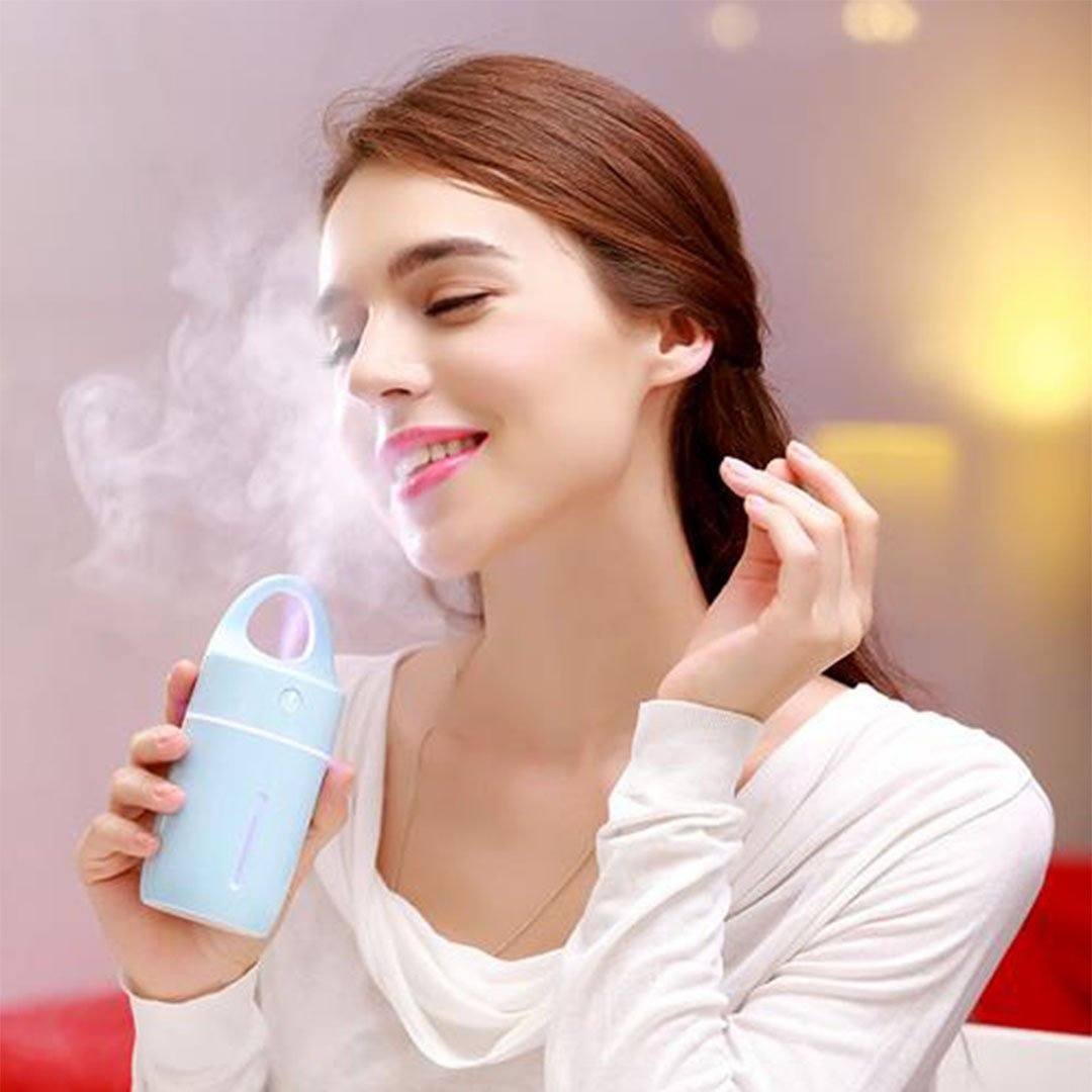 USB-Luftbefeuchter | Kompakter Aroma-Diffusor mit 175-ml-Tank, LED-Nachtlicht und Abschaltautomatik