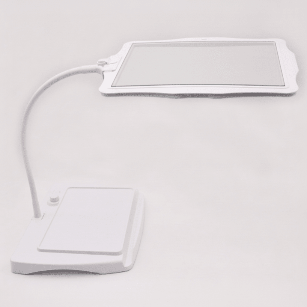 LED Lupenlampe | 3-fache Vergrößerung mit großer Linse, 12 LEDs und flexiblem Schwanenhals für Detailarbeiten