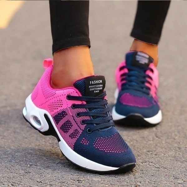 Damen-Sneaker | Ergonomisch mit Dämpfung, Fußgewölbe-Stütze und stabiler Passform