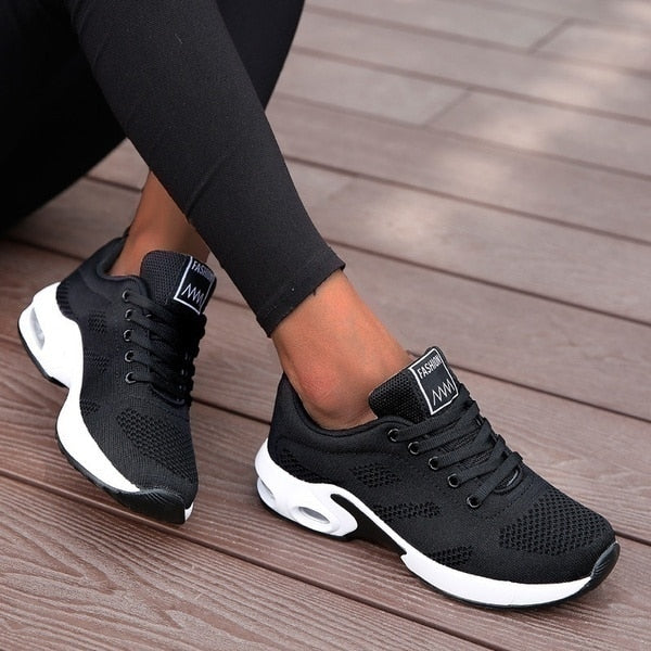 Damen-Sneaker | Ergonomisch mit Dämpfung, Fußgewölbe-Stütze und stabiler Passform