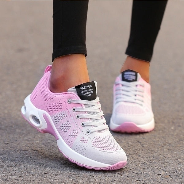 Damen-Sneaker | Ergonomisch mit Dämpfung, Fußgewölbe-Stütze und stabiler Passform