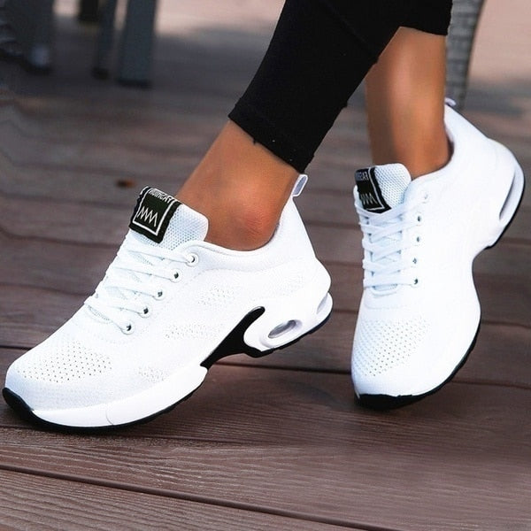 Damen-Sneaker | Ergonomisch mit Dämpfung, Fußgewölbe-Stütze und stabiler Passform