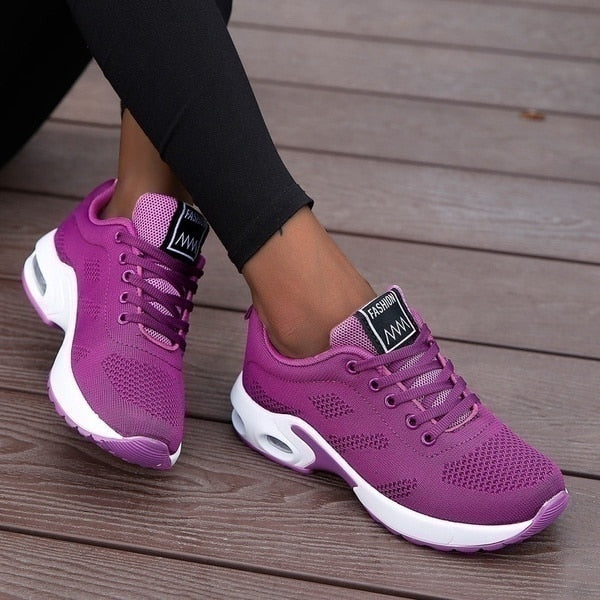 Damen-Sneaker | Ergonomisch mit Dämpfung, Fußgewölbe-Stütze und stabiler Passform