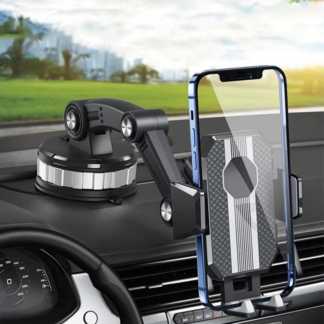 Handyhalterung Auto mit Saugnapf | 360° drehbare Smartphone-Halterung für Armaturenbrett und Windschutzscheibe