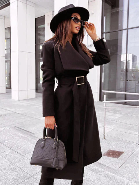 Klara| Cappotto lungo elegante da donna