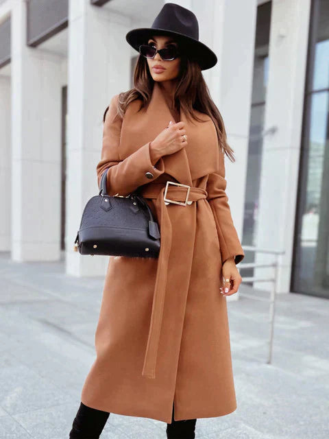 Klara| Cappotto lungo elegante da donna