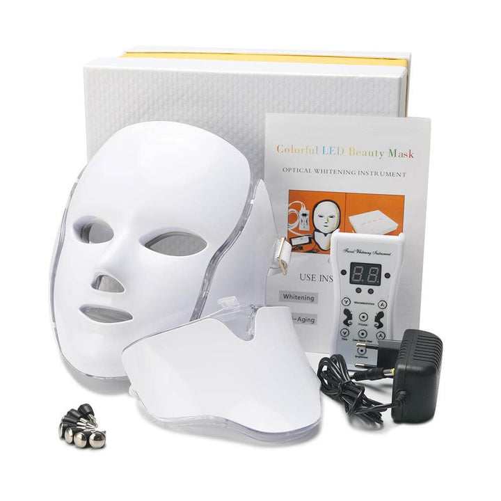 LED light therapy mask | Wireless with remote control | Anti-aging &amp; acne treatment