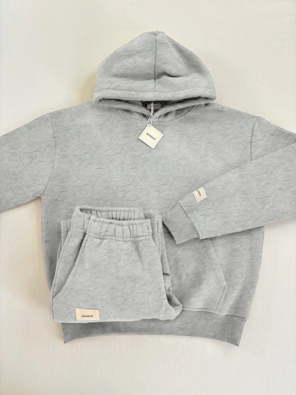 Damen Loungewear Set mit Hoodie &amp; Jogginghose | Weicher, warmer Freizeitanzug im Relaxed Fit für Alltag &amp; Zuhause