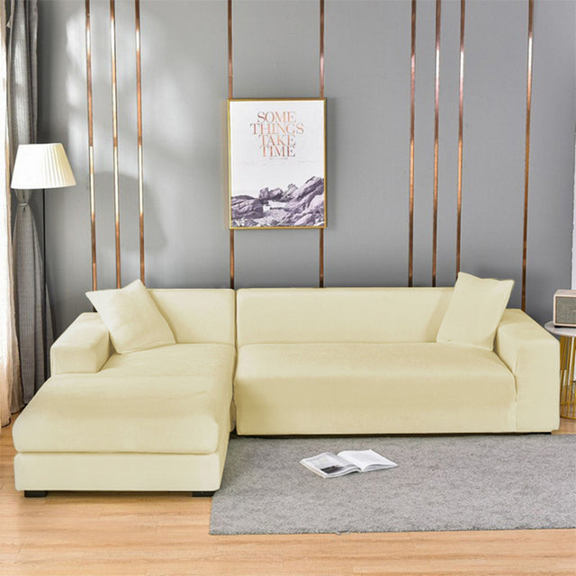 SamtSchild™ Elastischer Sofabezug aus Samt