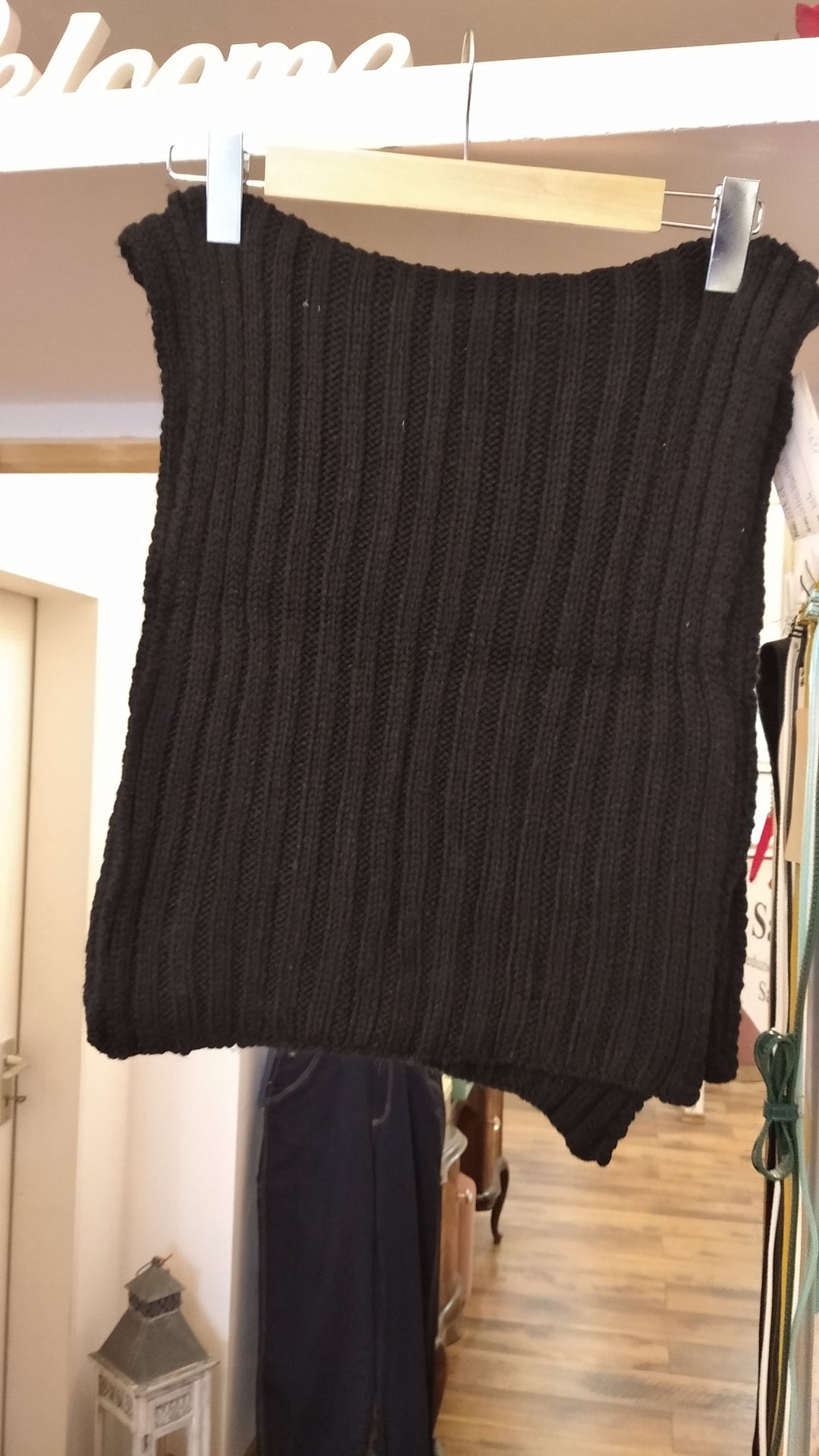 Strickschal grobmaschig | Weicher, extra langer Winterschal mit breitem Schnitt und kuscheliger Strickstruktur für kalte Herbst- und Wintertage