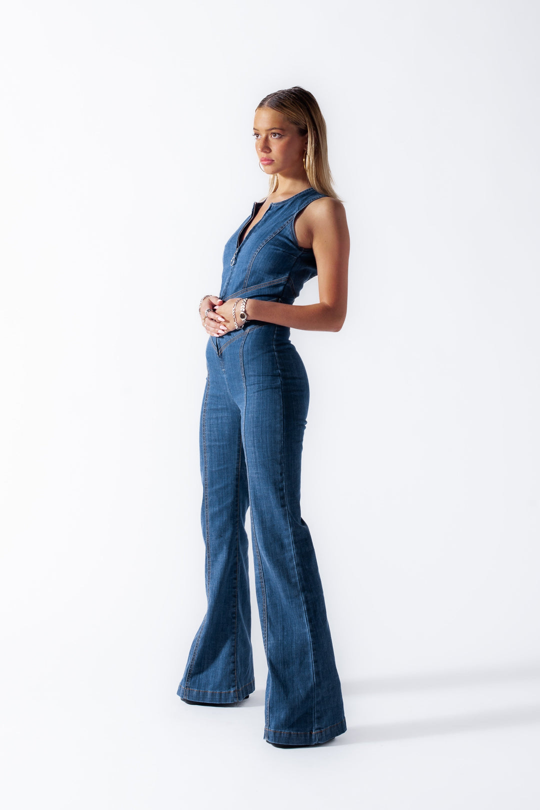 Susanna - Backless heart cutout jumpsuit