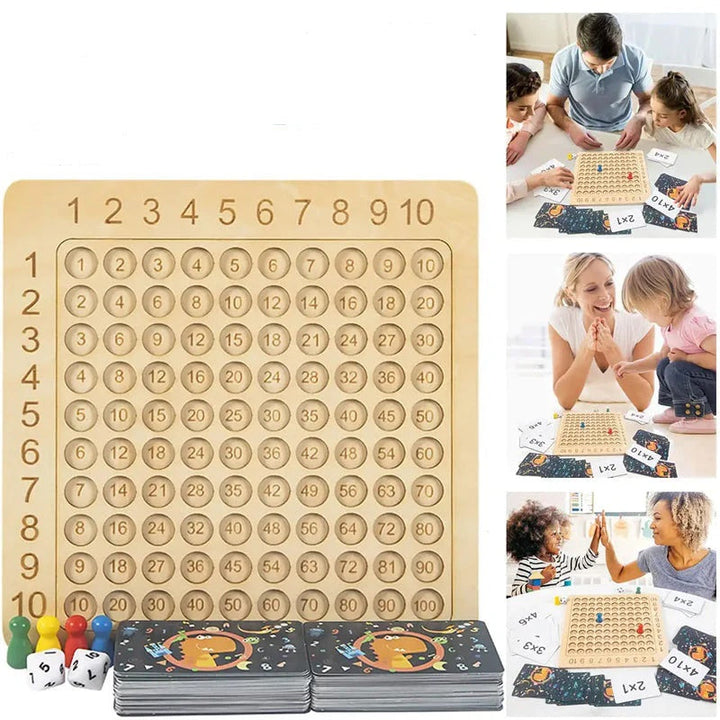Montessori Mathe-Brettspiel für Kinder | Fördert kritisches Denken &amp; Problemlösen | Lernspiel für Familie &amp; Gruppen